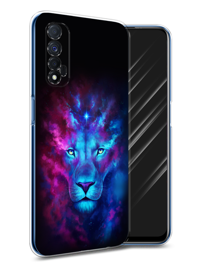 

Чехол Awog на Realme 7 "Космический лев", Разноцветный, 254150-1