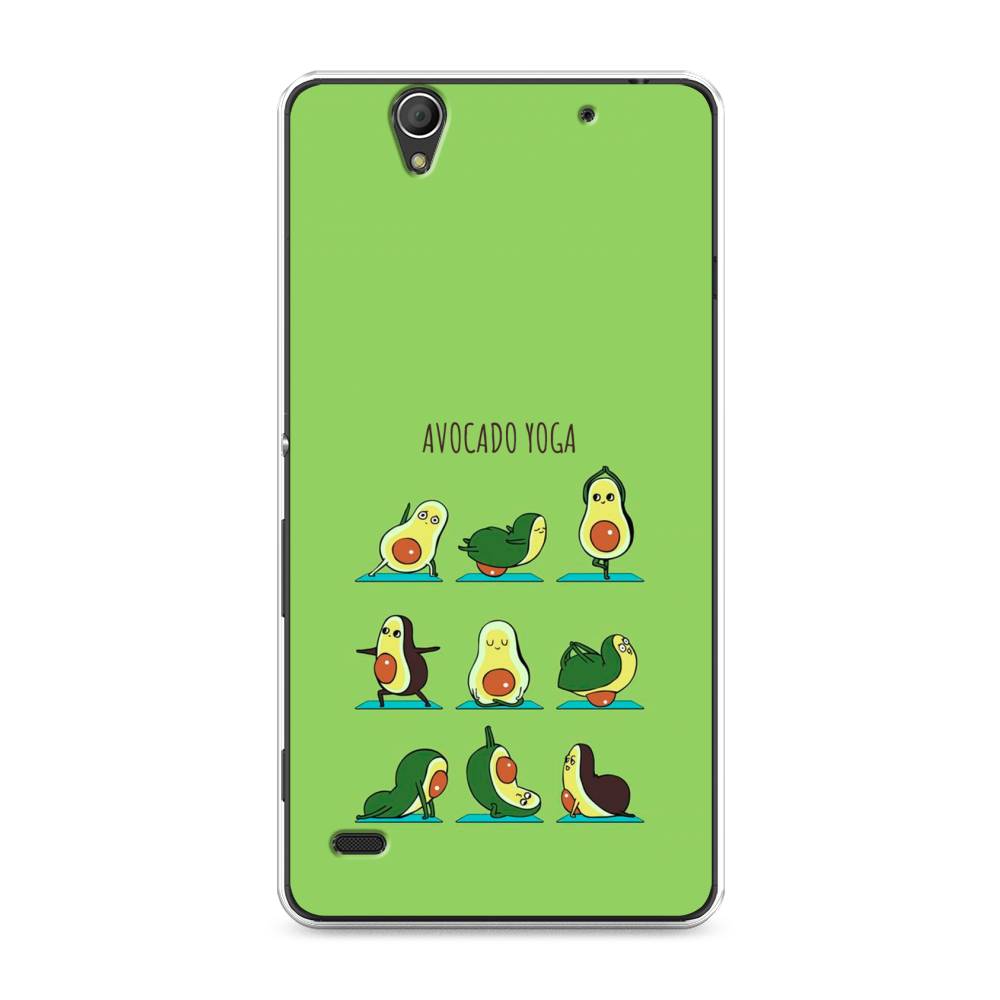 

Чехол Awog на Sony Xperia C4 "Авокадо йога", 52650-10