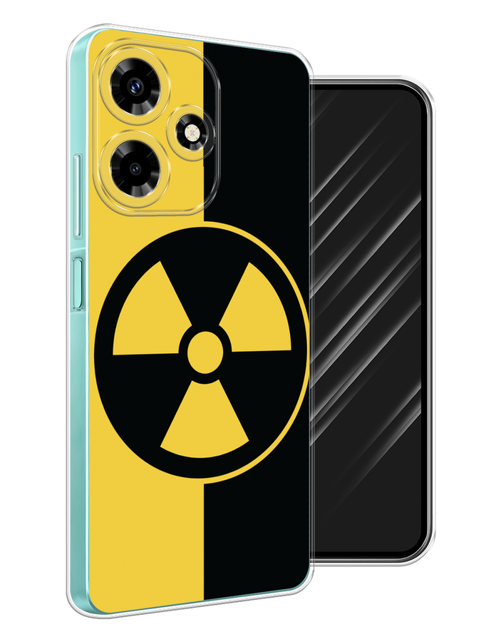 

Чехол Awog на Infinix Hot 30 "Эмблема черно-желтая", Желтый;черный, 3104050-9