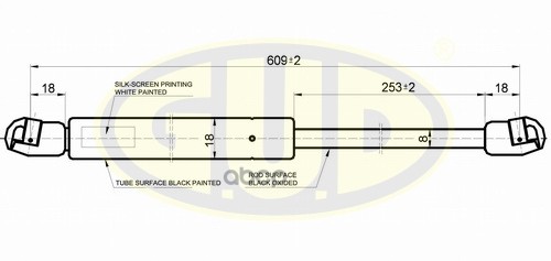 

Амортизатор Багажника Opl Corsa D 07/06- 245N L=609,5/251,5Mm G.U.D арт. GGS020404