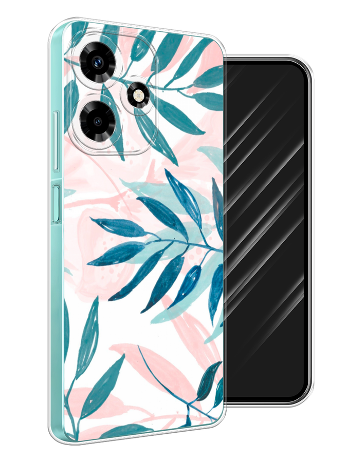 

Чехол Awog на Infinix Hot 30 "Акварельные веточки", Синий;зеленый;розовый, 3104050-7