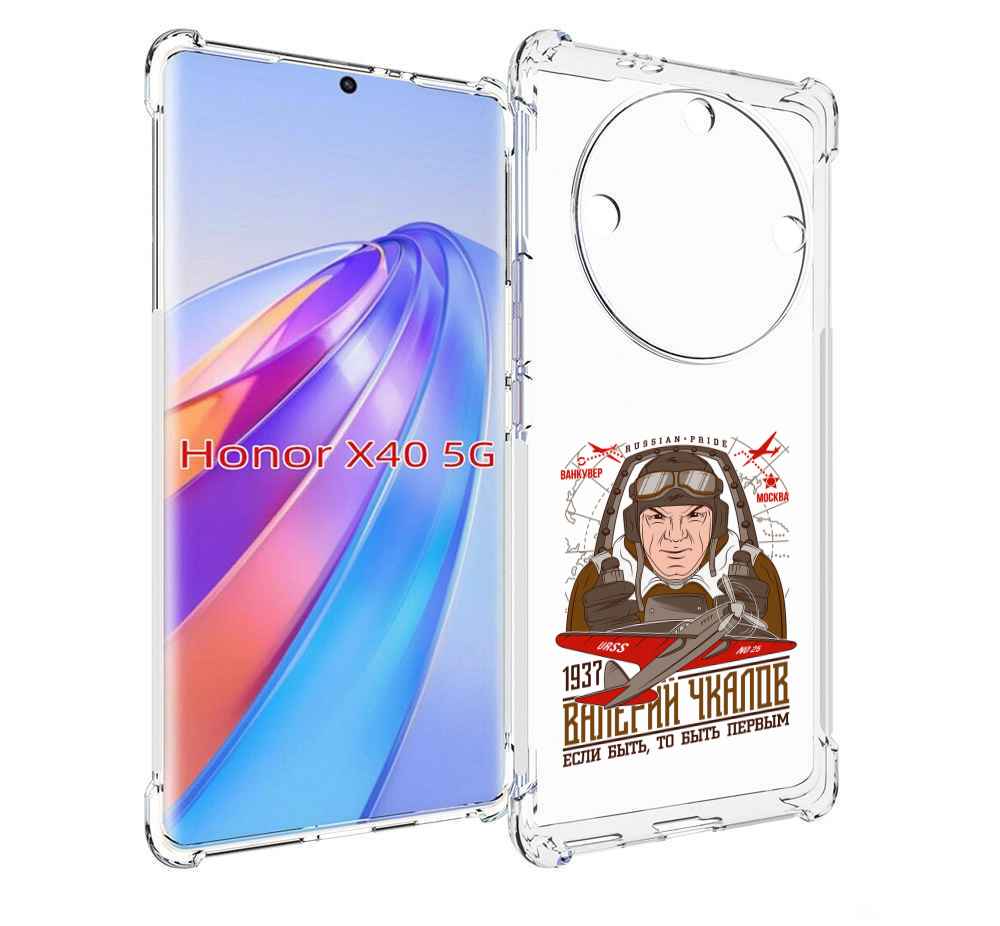 

Чехол MyPads Чкалов для Honor X40, Прозрачный, Tocco