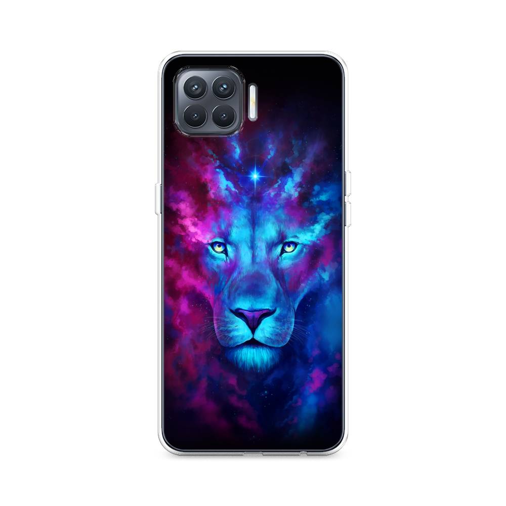 

Чехол Awog на Oppo Reno 4 lite "Космический лев", Разноцветный, 254550-1
