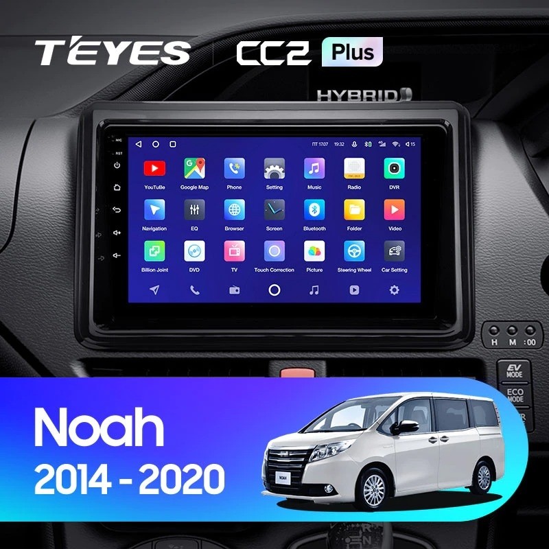 Штатная магнитола Teyes CC2 Plus 6128 Toyota Noah R80 2014-2020 3930000₽