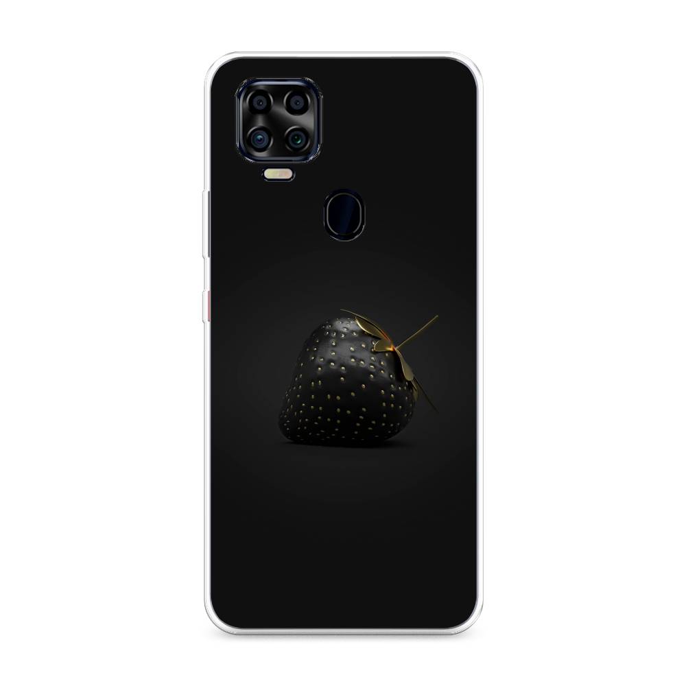 

Чехол Awog на ZTE Blade V2020 4G / ЗТЕ Блэйд V2020 4G "Черная клубника", Разноцветный, 134350-10