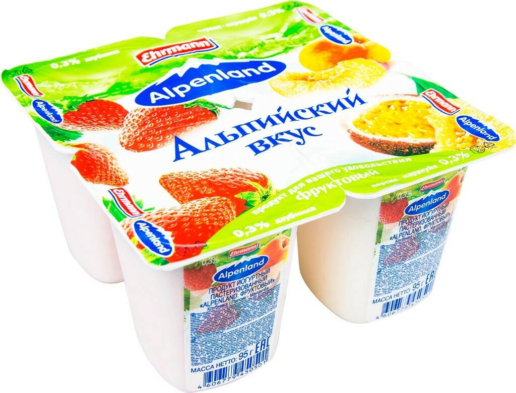

Альпенланд Клубника/Персик/Маракуйя 0,3%95гр (4шт)