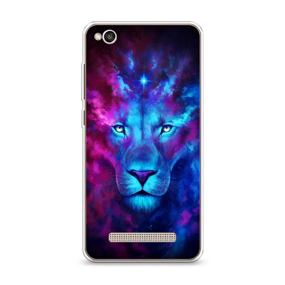 

Чехол Awog на Xiaomi Redmi 4A "Космический лев", Разноцветный, 31350-1