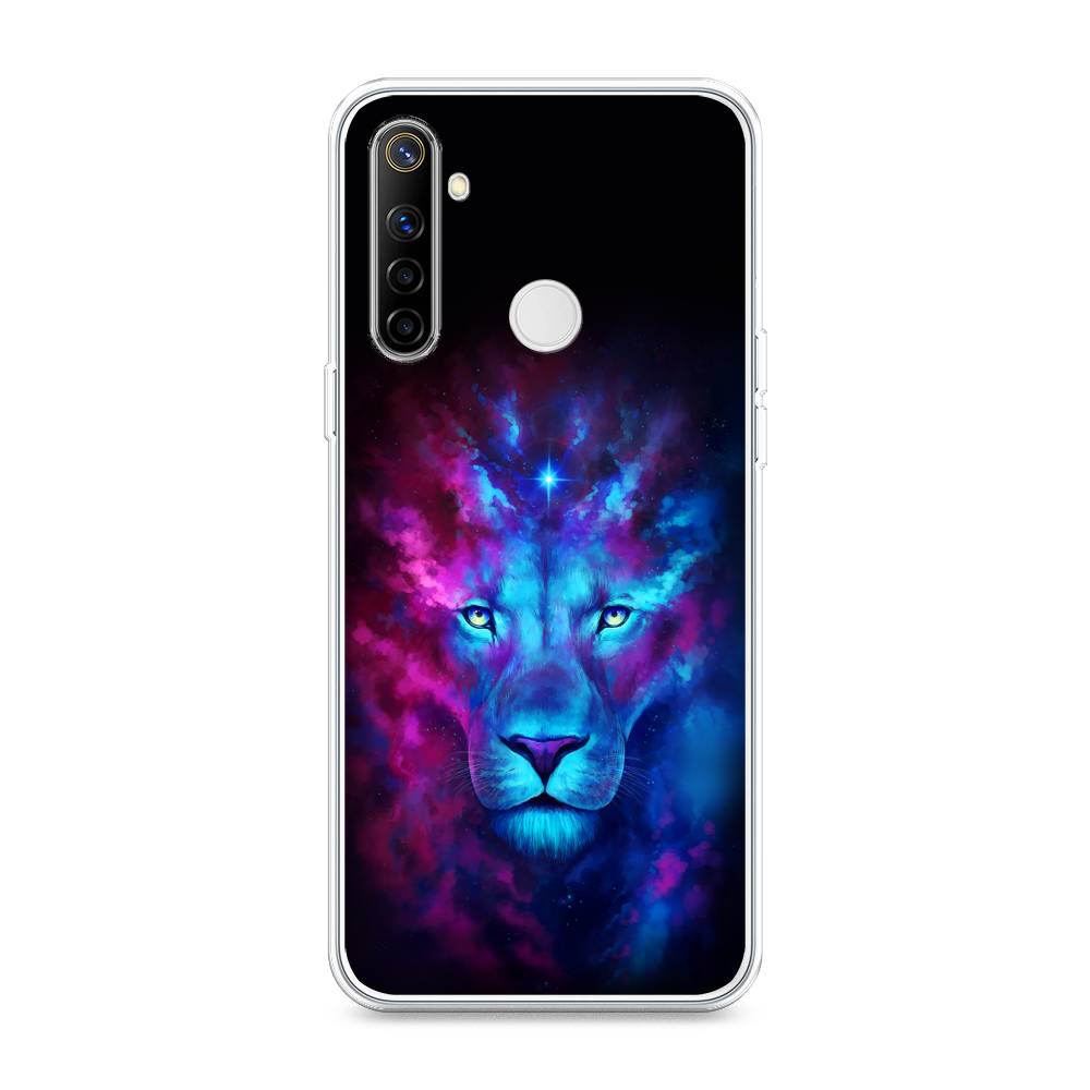 

Чехол Awog на Realme 6i "Космический лев", Разноцветный, 252950-1