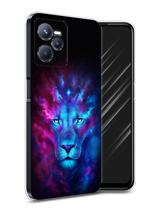 

Чехол Awog на Realme C35 "Космический лев", Разноцветный, 259250-1