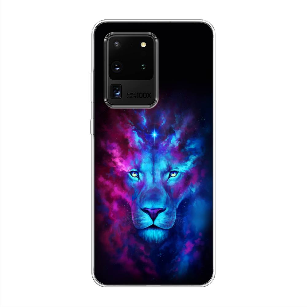 

Чехол Awog на Samsung Galaxy S20 Ultra "Космический лев", Разноцветный, 29450-1