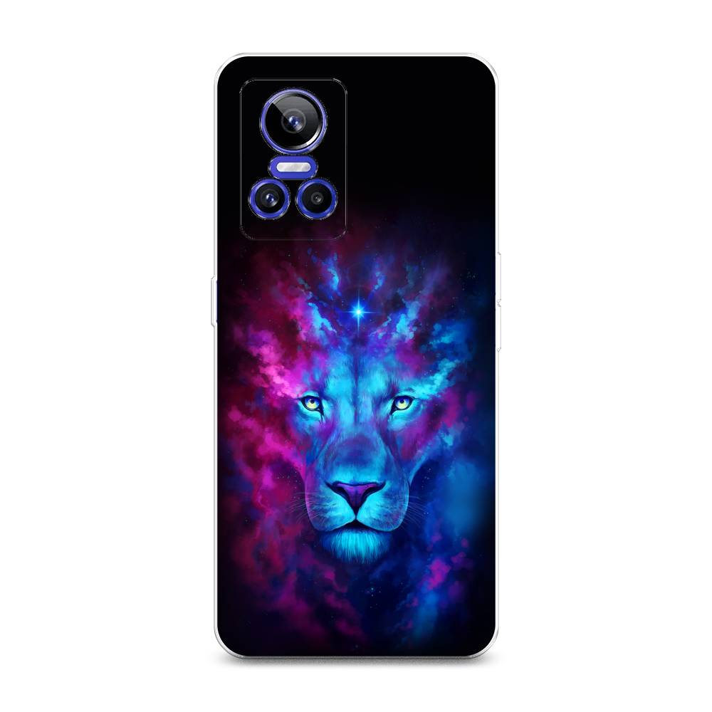 

Чехол Awog на Realme GT Neo 3 "Космический лев", Разноцветный, 259050-1