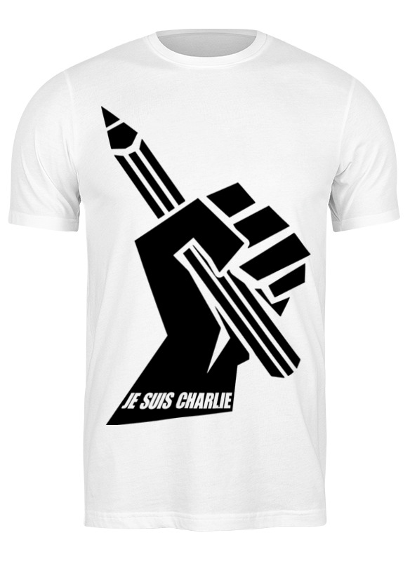 

Футболка мужская Printio Je suis charlie, я шарли-1 белая M, Белый, Je suis charlie, я шарли-1