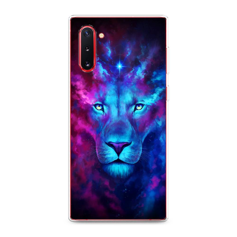 

Чехол Awog на Samsung Galaxy Note 10 "Космический лев", Разноцветный, 28650-1