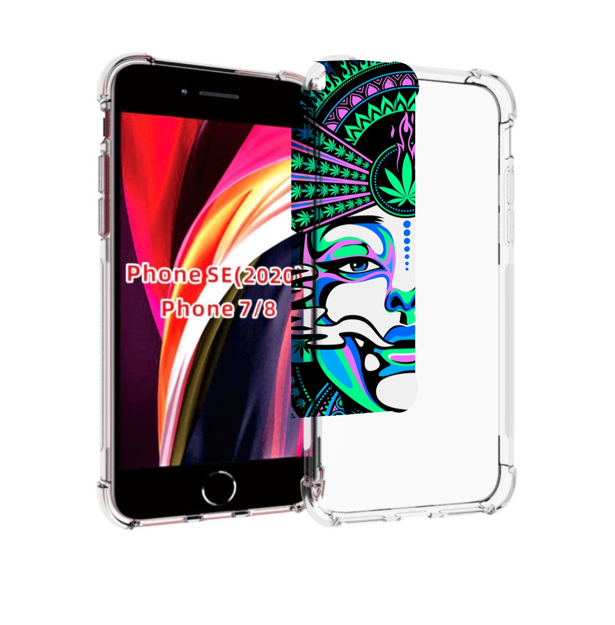 

Чехол MyPads девушка-любит-траву-абстракция для iPhone 7 4.7 / iPhone 8 / iPhone SE 2, Прозрачный, Tocco