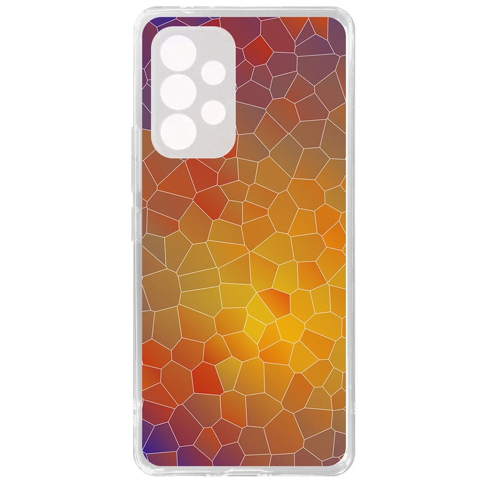 

Чехол-накладка Krutoff Clear Case Витраж 1 для Samsung Galaxy A53 (A536), Прозрачный