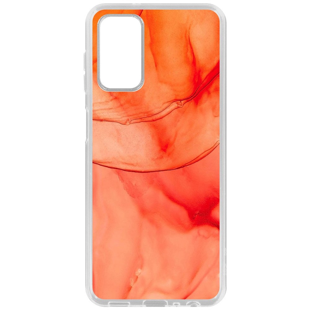 

Чехол-накладка Krutoff Clear Case Абстракт оранж для Samsung Galaxy A13 (A135)