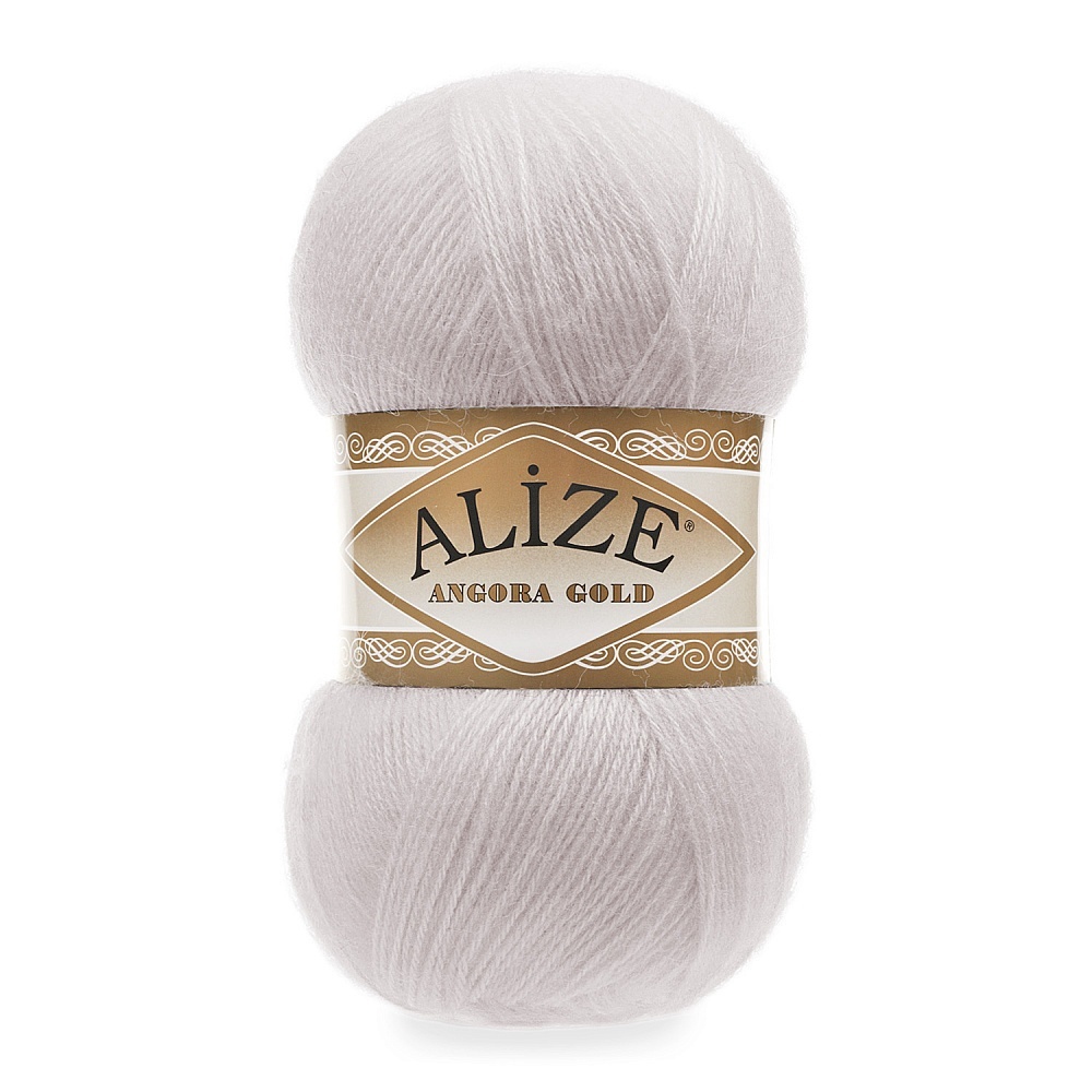 

Пряжа Alize 364111 Angora Gold 168 белая зима, Белый, Angora Gold