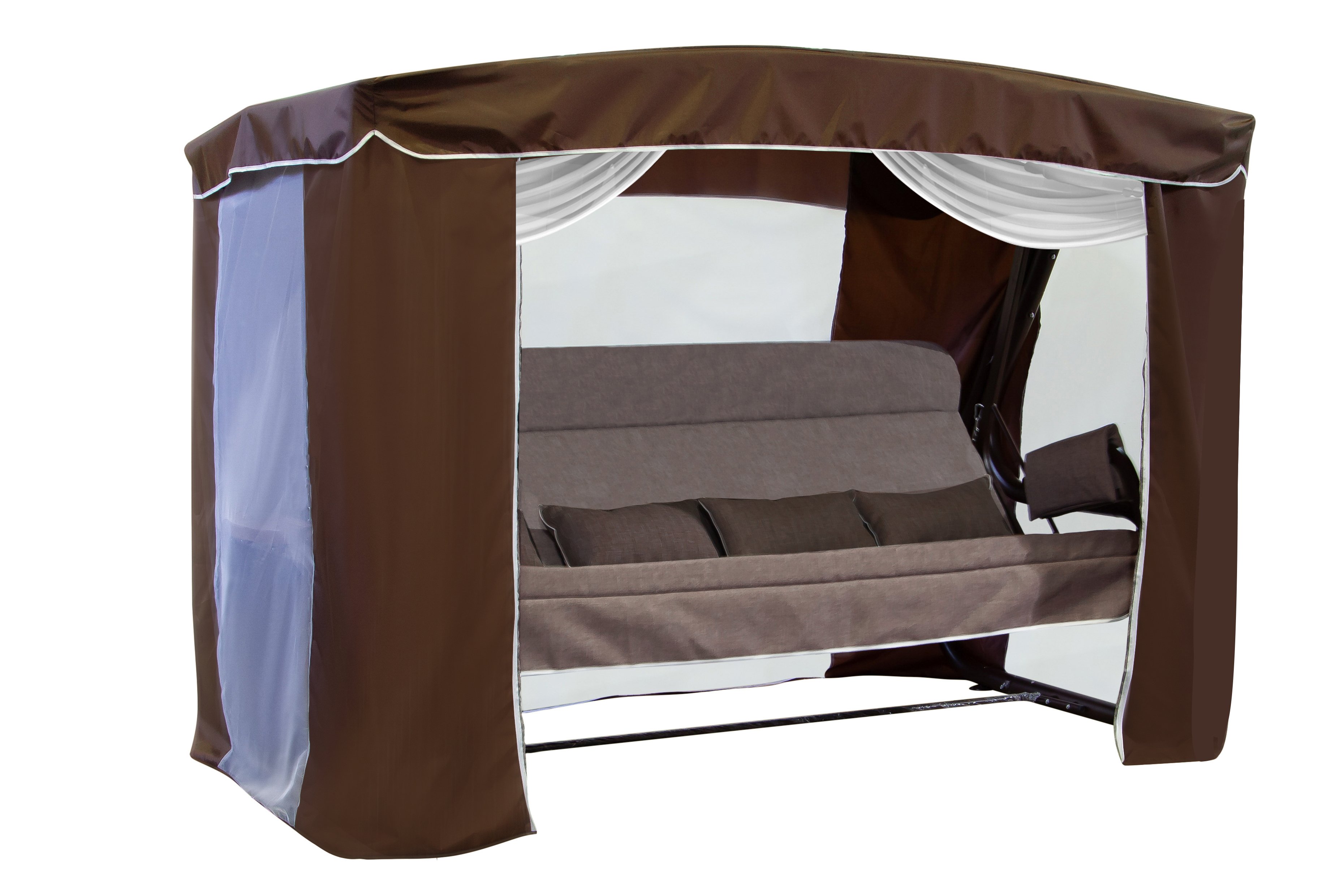 

Качели садовые 4-х местные Zalger Garden Честер КС-2022_12 232х70х46, Честер