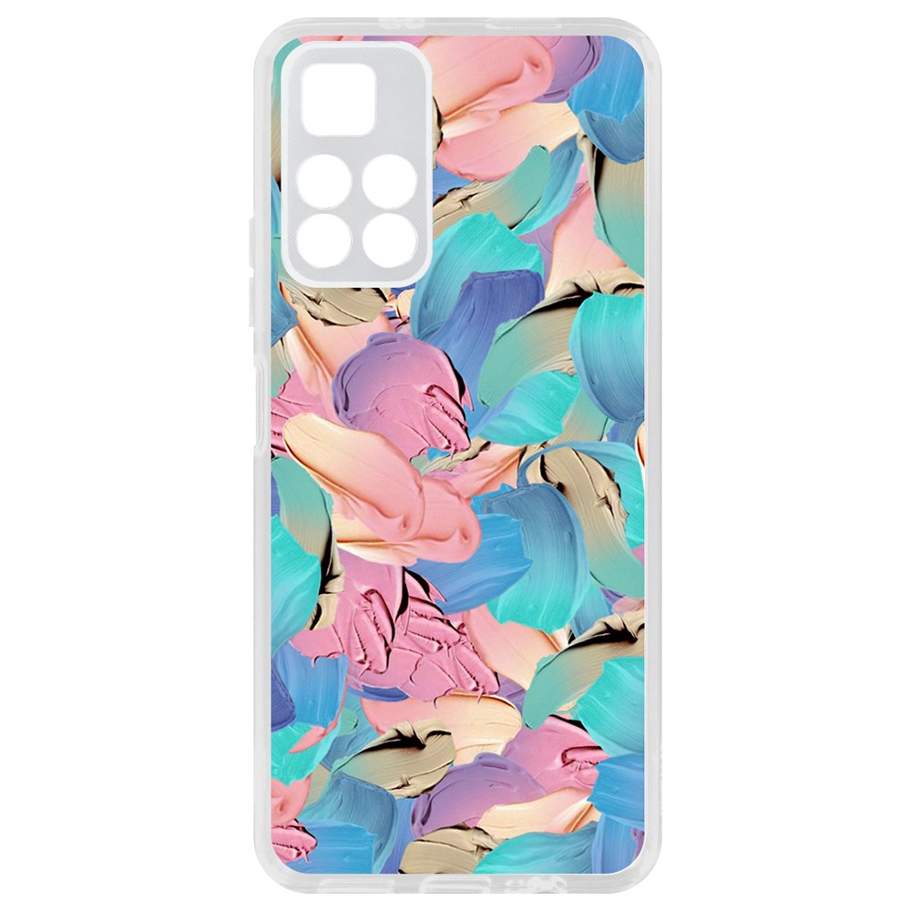 

Чехол-накладка Krutoff Clear Case Абстракт краска для Xiaomi Redmi Note 11T 5G, Прозрачный