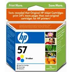 Картридж для струйного принтера HP 57 (C6657AE) цветной, оригинал