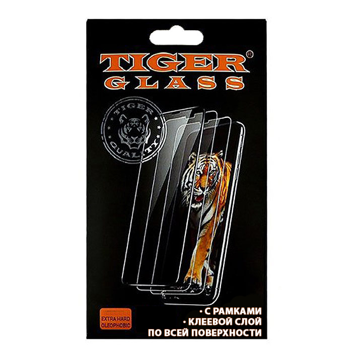 

Защитное стекло для Samsung Galaxy M31 Full Glue Tiger Glass черное, Galaxy M31 Full Glue