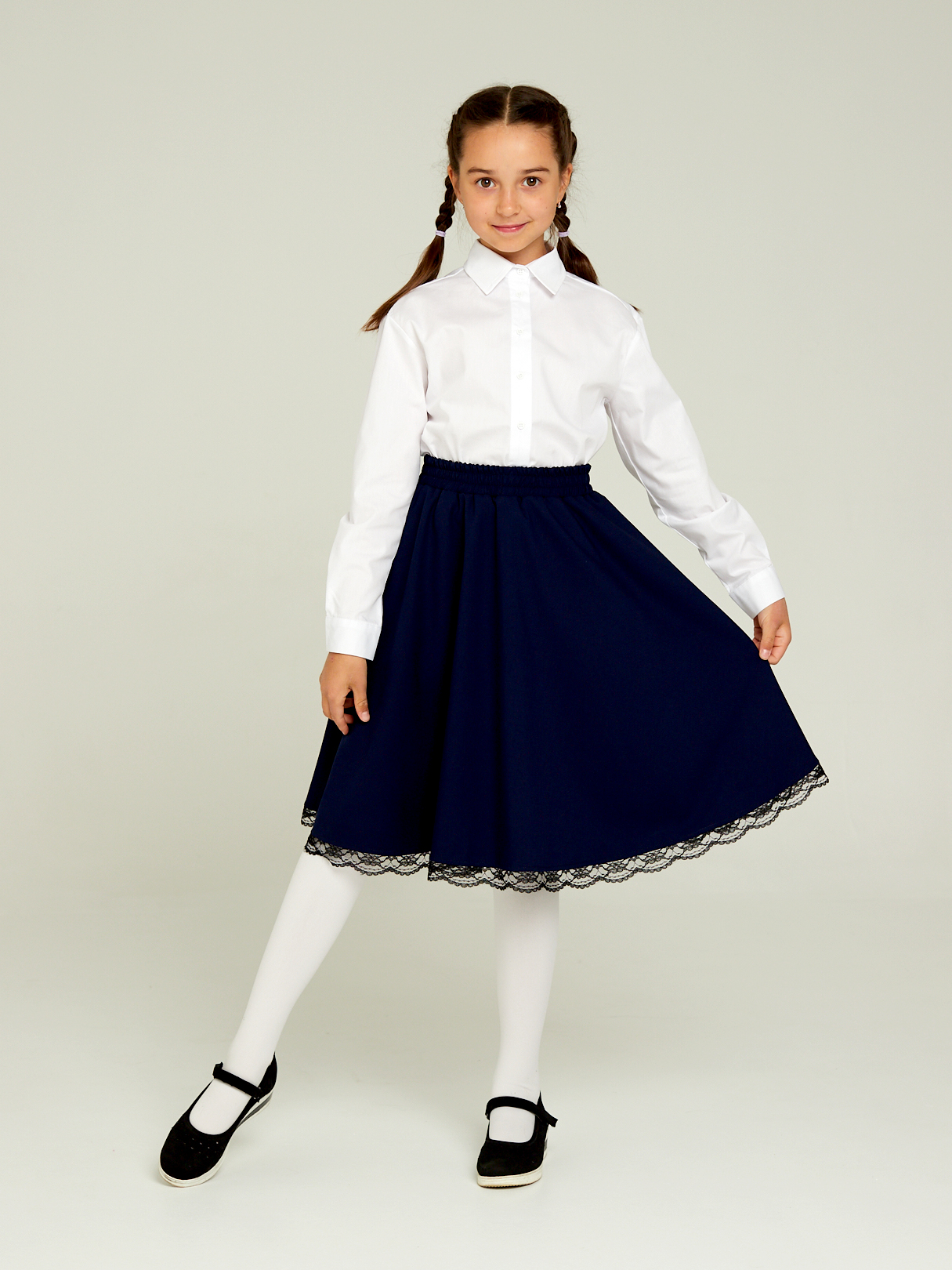 Юбка детская IRINA EGOROVA Tiona Skirt, тёмно-синий, 140