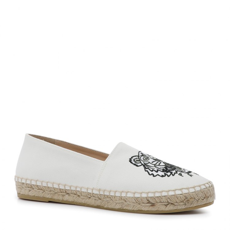 фото Женские эспадрильи kenzo espadrille classic tiger es180 цв. белый 41 eu