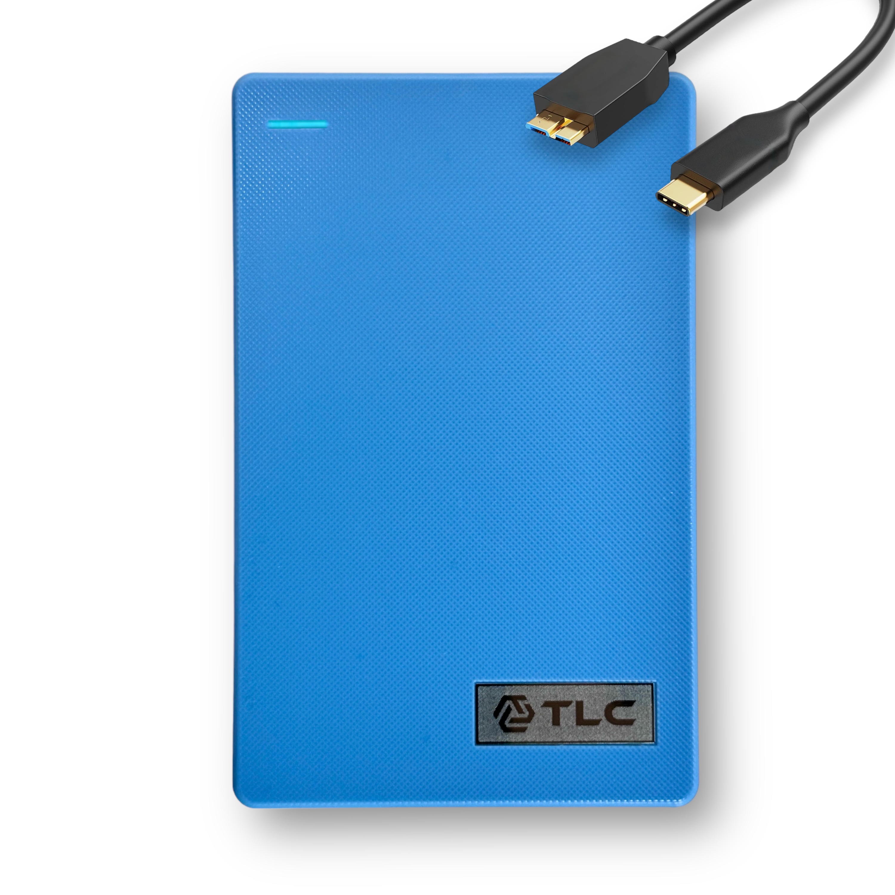 

Внешний жесткий диск TLC Slim Portable, Портативный HDD 2,5" 500 Gb USB type-C, Синий, Голубой;синий, M275H-С