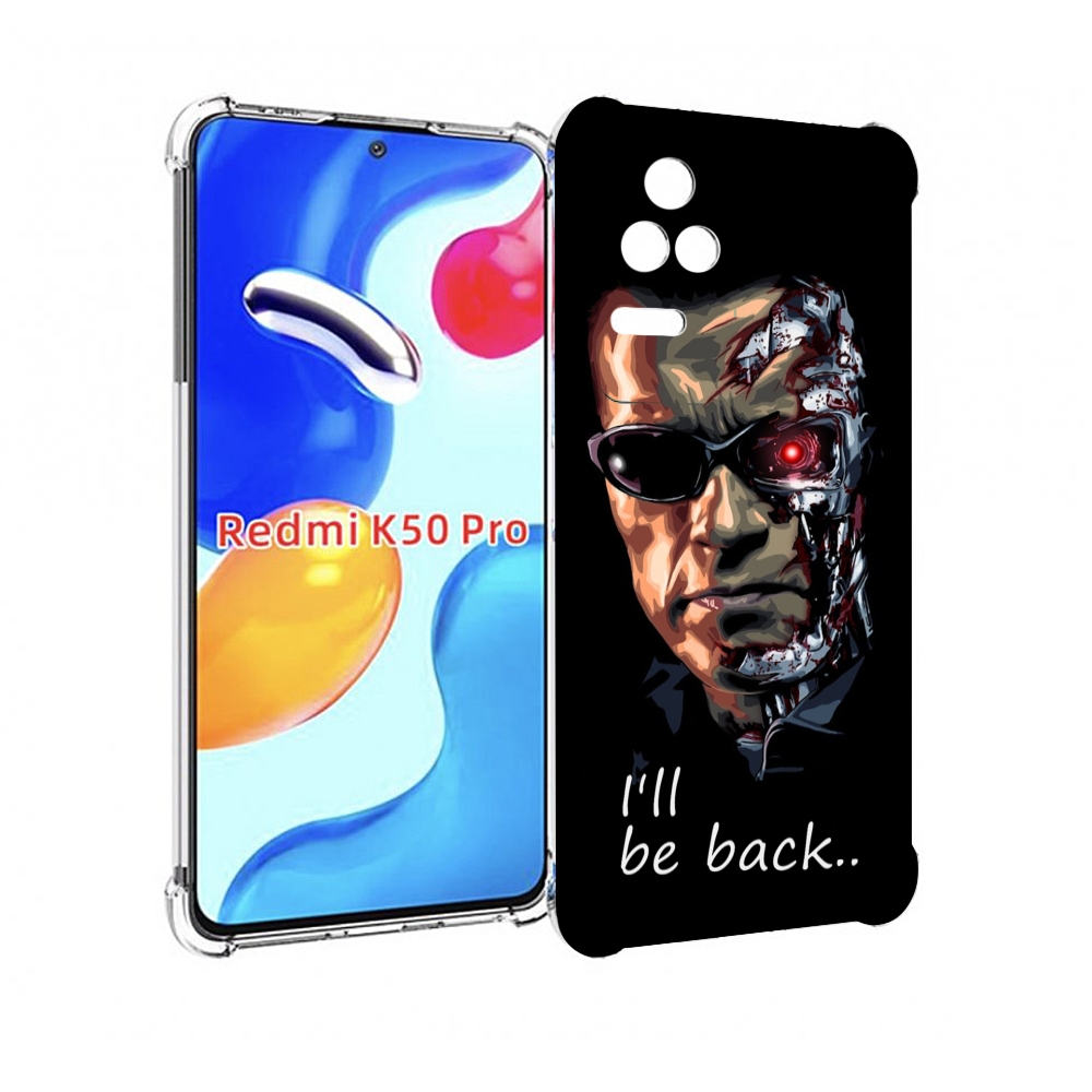 

Чехол MyPads Терминатор для Xiaomi Redmi K50/K50 Pro, Прозрачный, Tocco