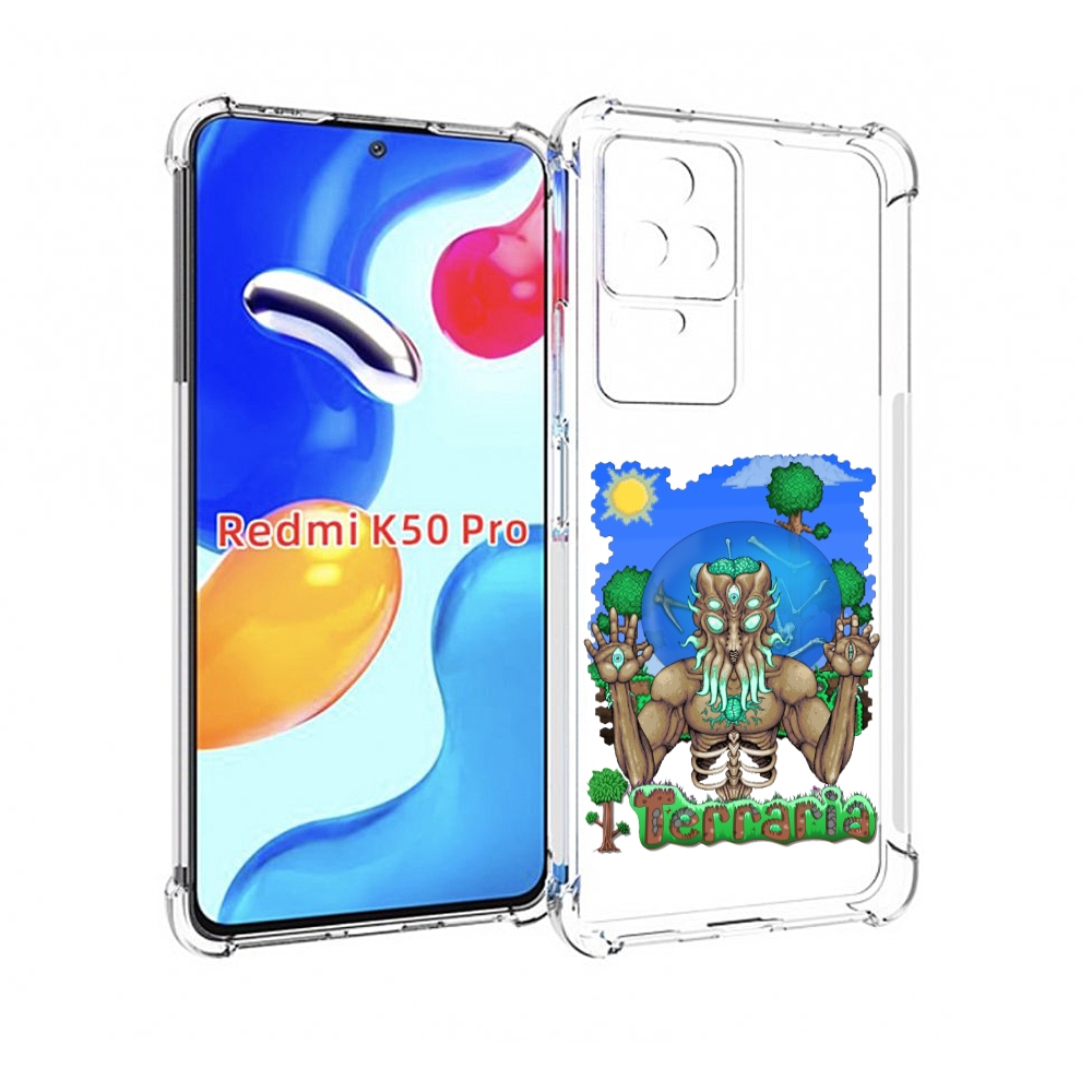 

Чехол MyPads Террария для Xiaomi Redmi K50/K50 Pro, Прозрачный, Tocco