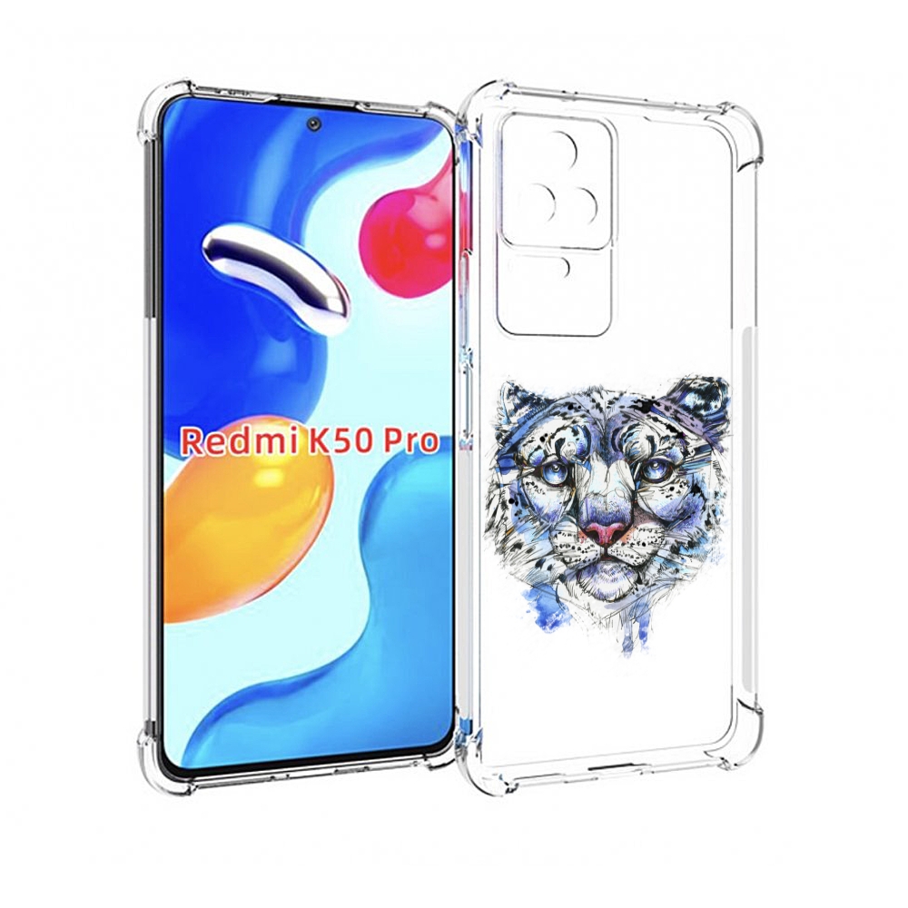 

Чехол MyPads Тигр 4 для Xiaomi Redmi K50/K50 Pro, Прозрачный, Tocco