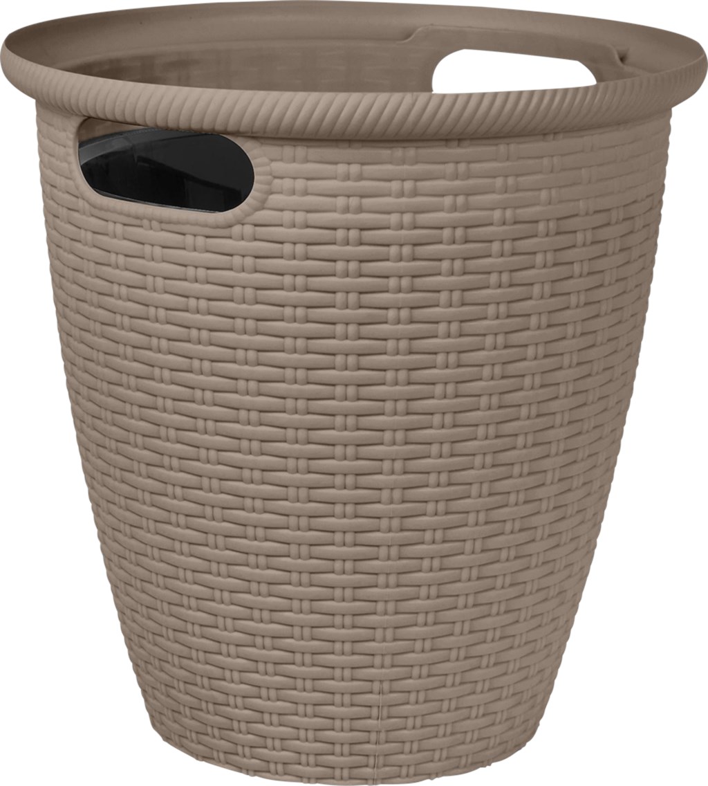 

Цветочное кашпо InGreen Rattan 30 л 1 шт. серый, Rattan