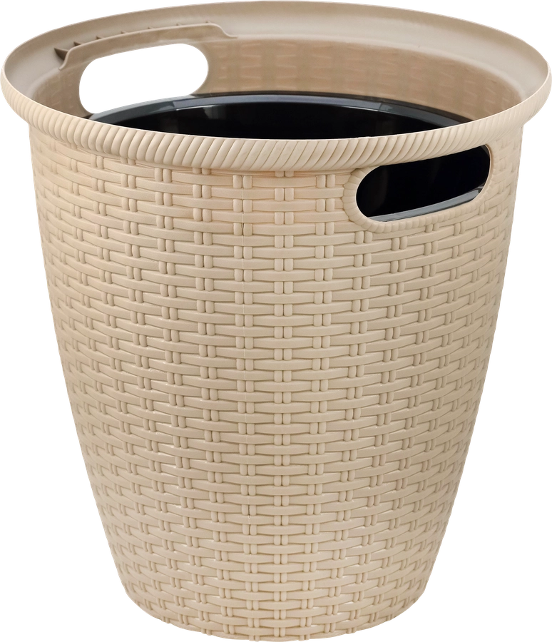 

Цветочное кашпо InGreen Rattan 20 л 1 шт. серый, Rattan