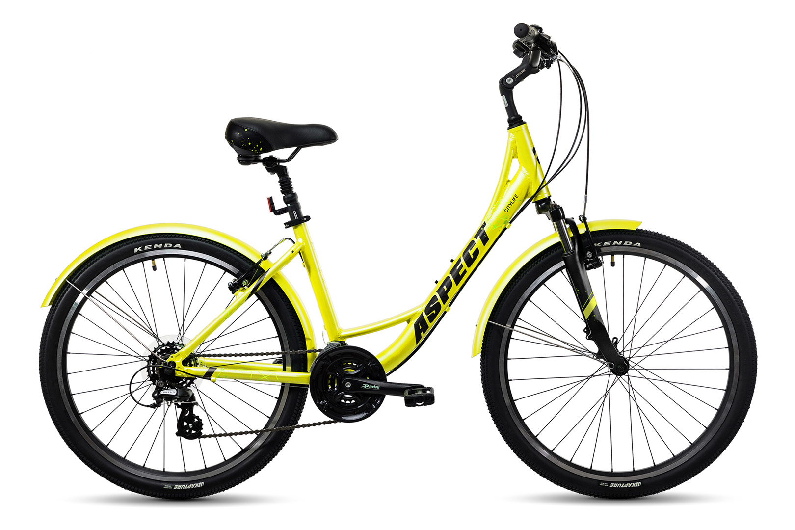 

Велосипед ASPECT Citylife 26" -23г (14,5" / желтый-черный )