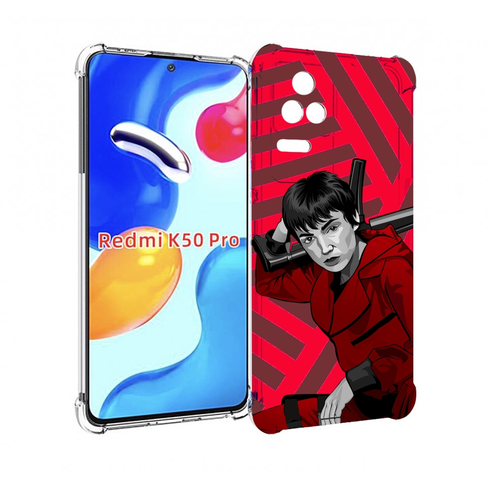 

Чехол MyPads Токио-бумажный-дом для Xiaomi Redmi K50/K50 Pro, Прозрачный, Tocco