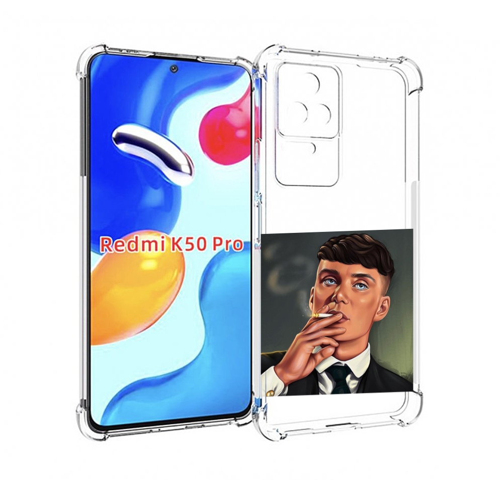 

Чехол MyPads Томас-Шелби для Xiaomi Redmi K50/K50 Pro, Прозрачный, Tocco