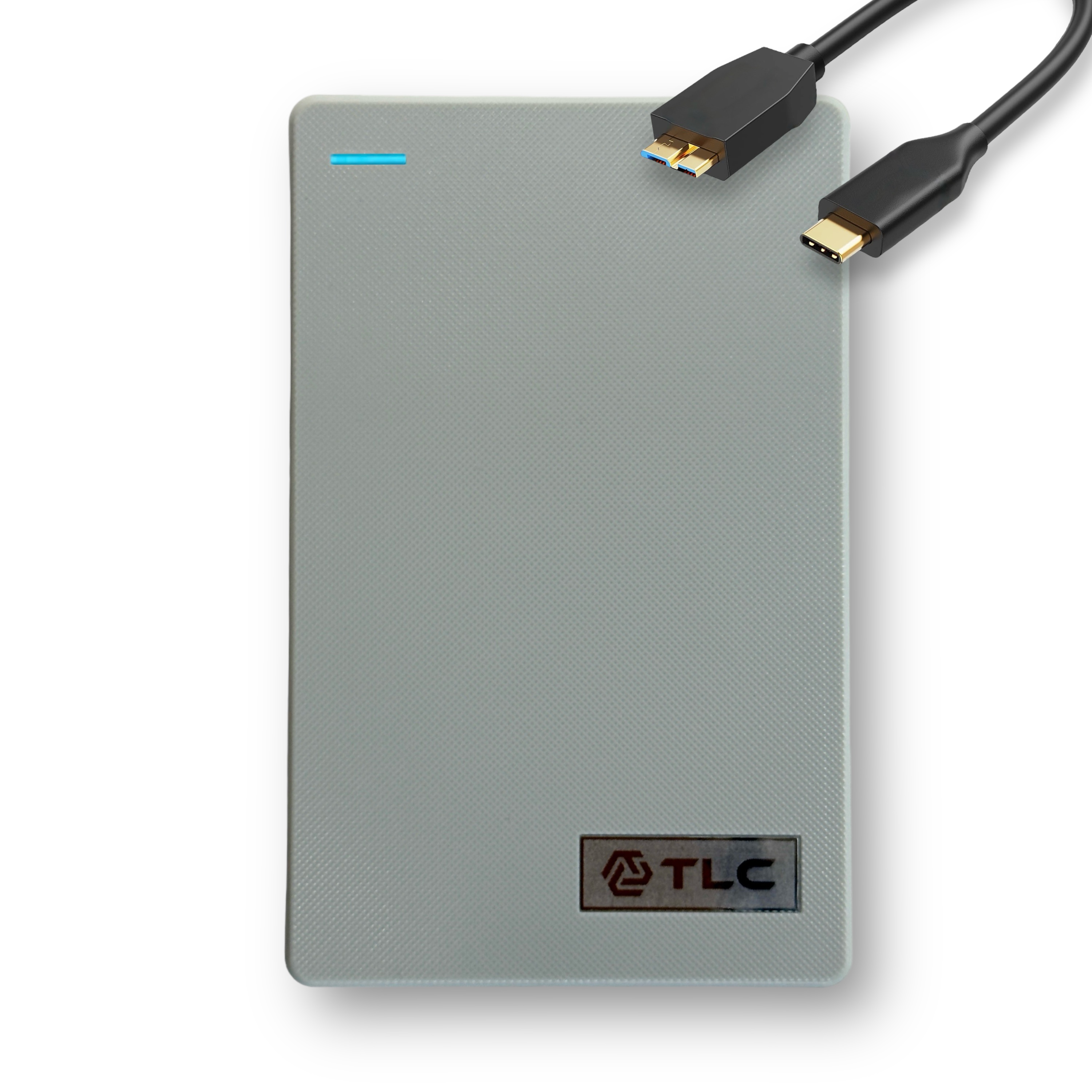 

Внешний жесткий диск TLC Slim Portable, Портативный HDD 2,5" 500 Gb USB type-C, Серый, Серебристый;серый, M275H-C