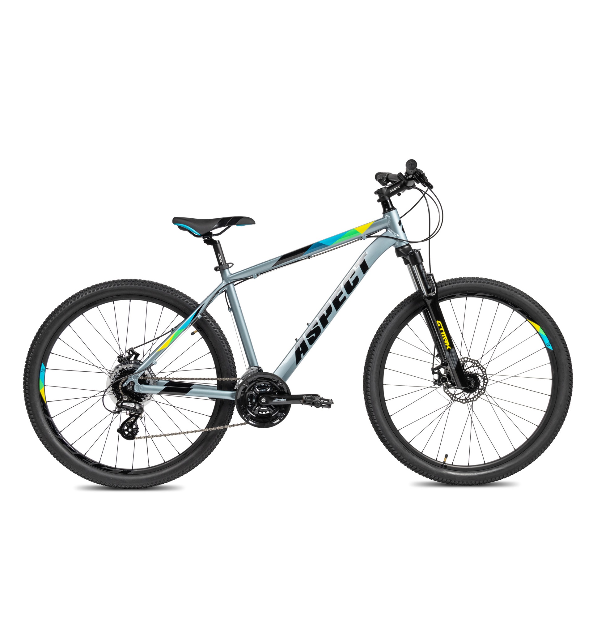 фото Велосипед aspect ideal 2023 20" серый/синий
