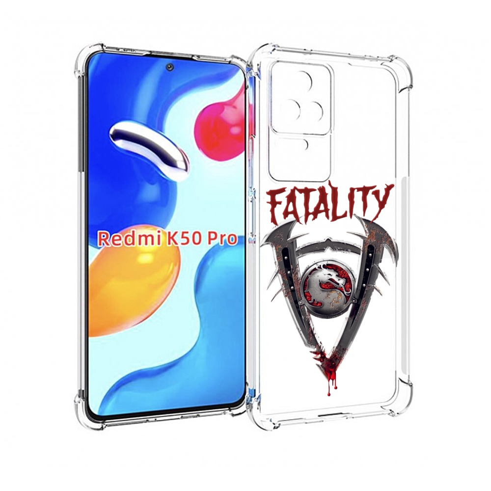 

Чехол MyPads Фаталити мужской для Xiaomi Redmi K50/K50 Pro, Прозрачный, Tocco