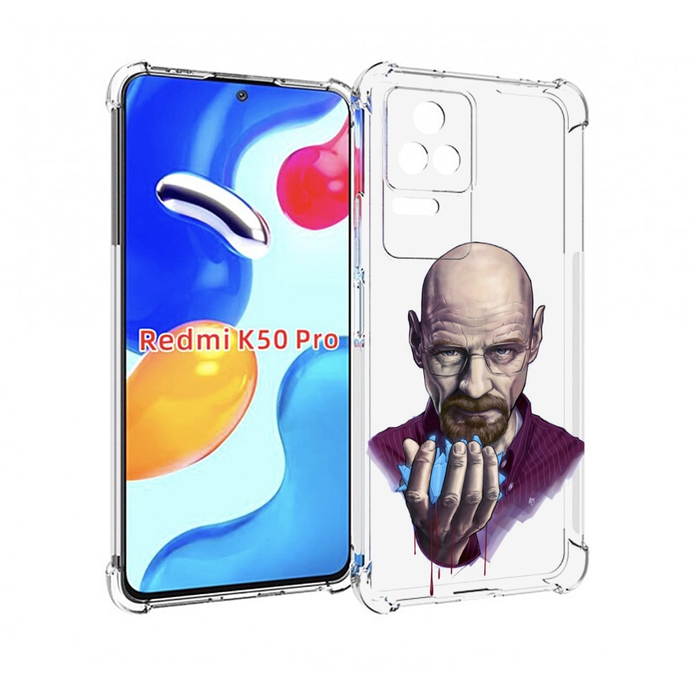 

Чехол MyPads Хайзенберг для Xiaomi Redmi K50/K50 Pro, Прозрачный, Tocco