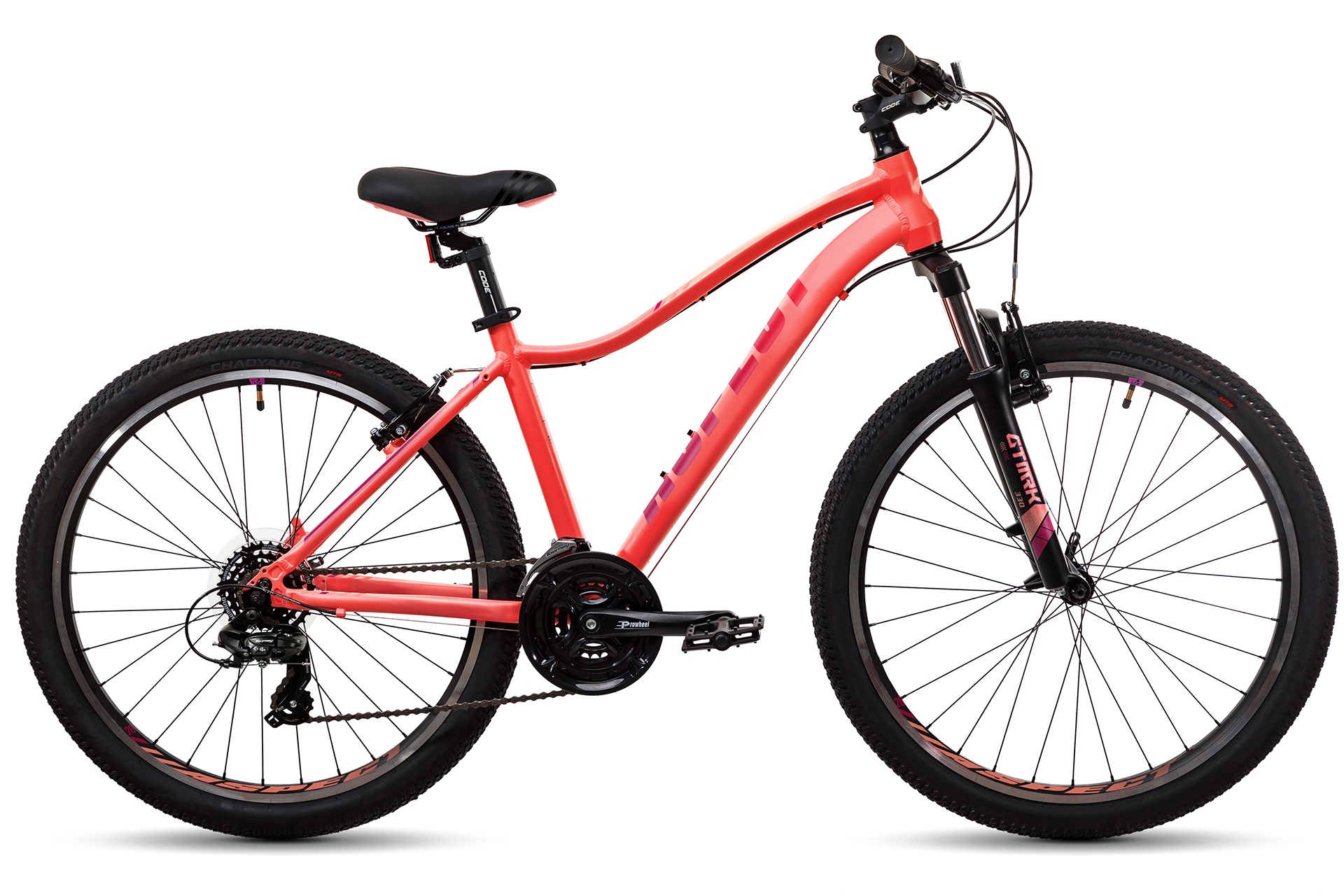 фото Велосипед aspect oasis 2023 14.5" розовый/оранжевый