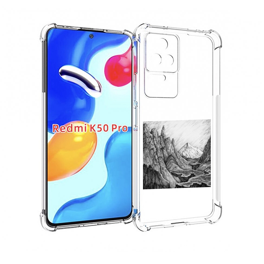 

Чехол MyPads Ямакаса Мияги и Энди Панда для Xiaomi Redmi K50/K50 Pro, Прозрачный, Tocco