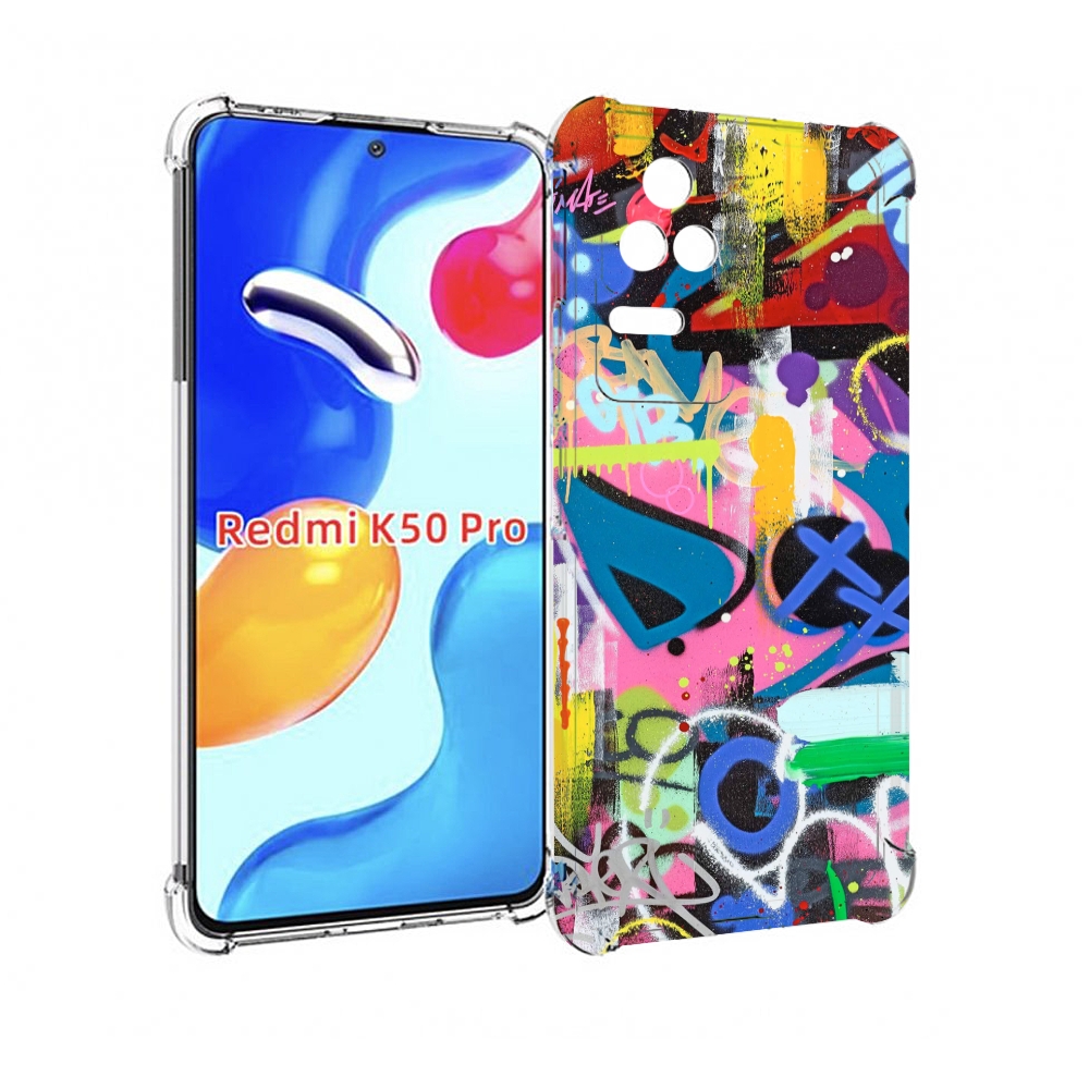 

Чехол MyPads абстракция-графити для Xiaomi Redmi K50/K50 Pro, Прозрачный, Tocco