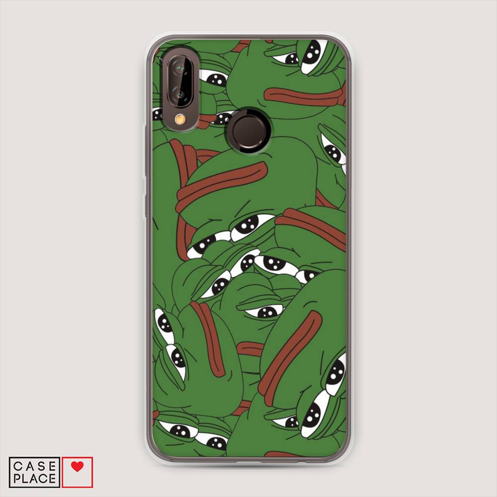 

Чехол Awog "Печальный frog" для Huawei Nova 3