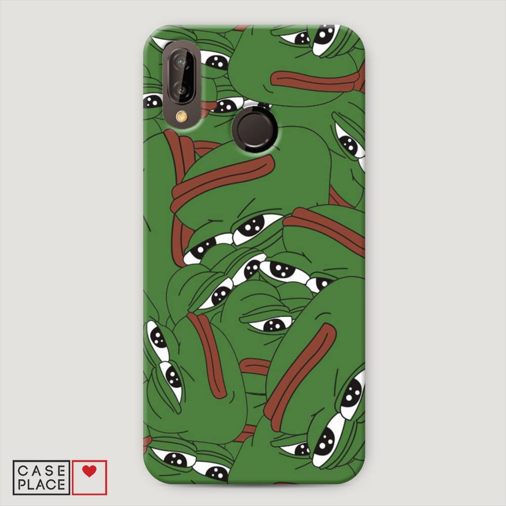 

Чехол Awog "Печальный frog" для Huawei Nova 3E, 65620-7