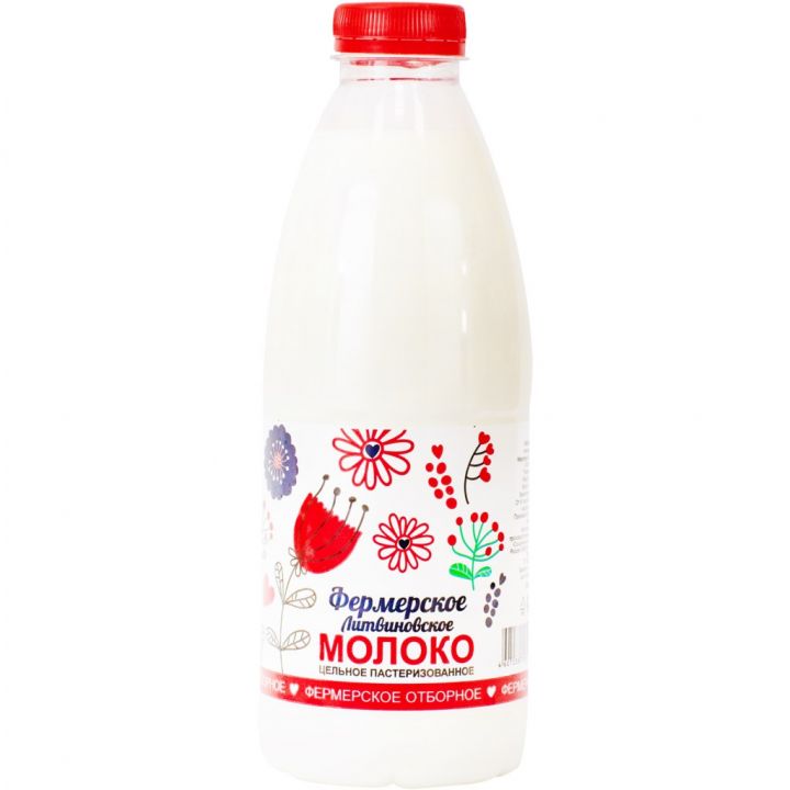 

Молоко Литвиновское Фермерское ультрапастеризованное, 2,5%, 1 л