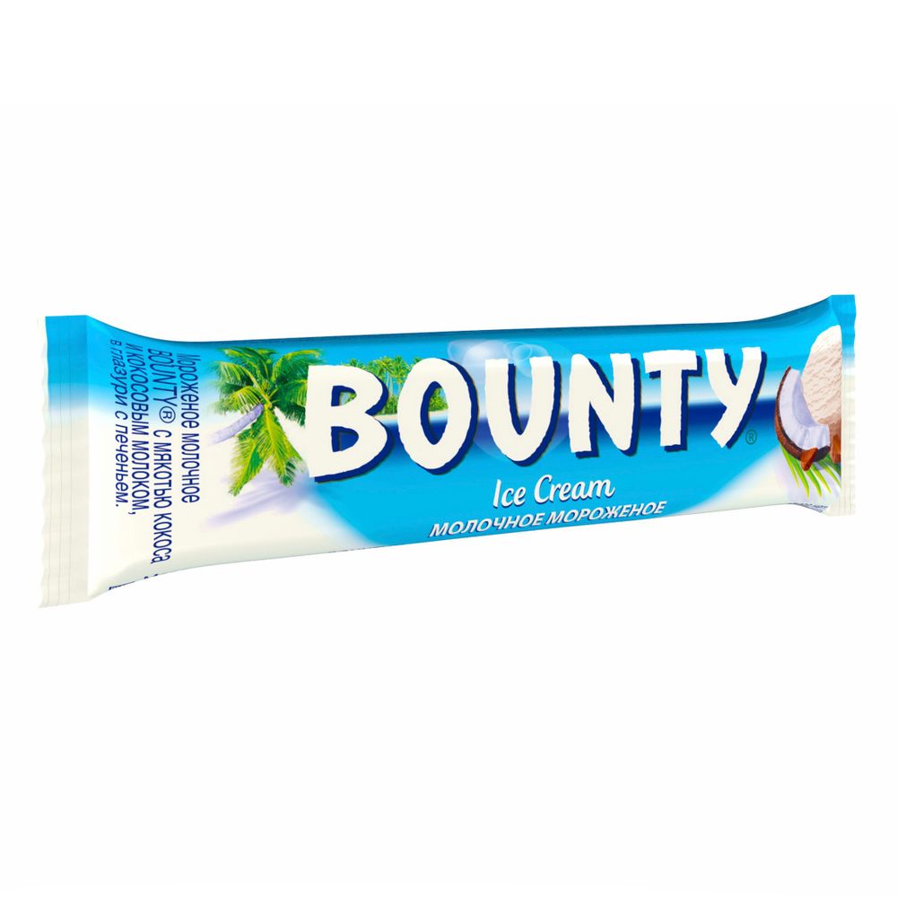 

Мороженое Bounty молочный батончик, 5%, 39,1 г