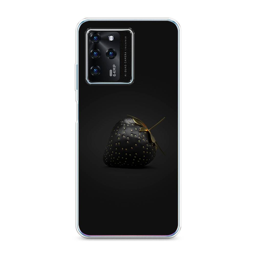 

Чехол Awog на ZTE Blade V30 / ЗТЕ Блэйд V30 "Черная клубника", Разноцветный, 135350-10