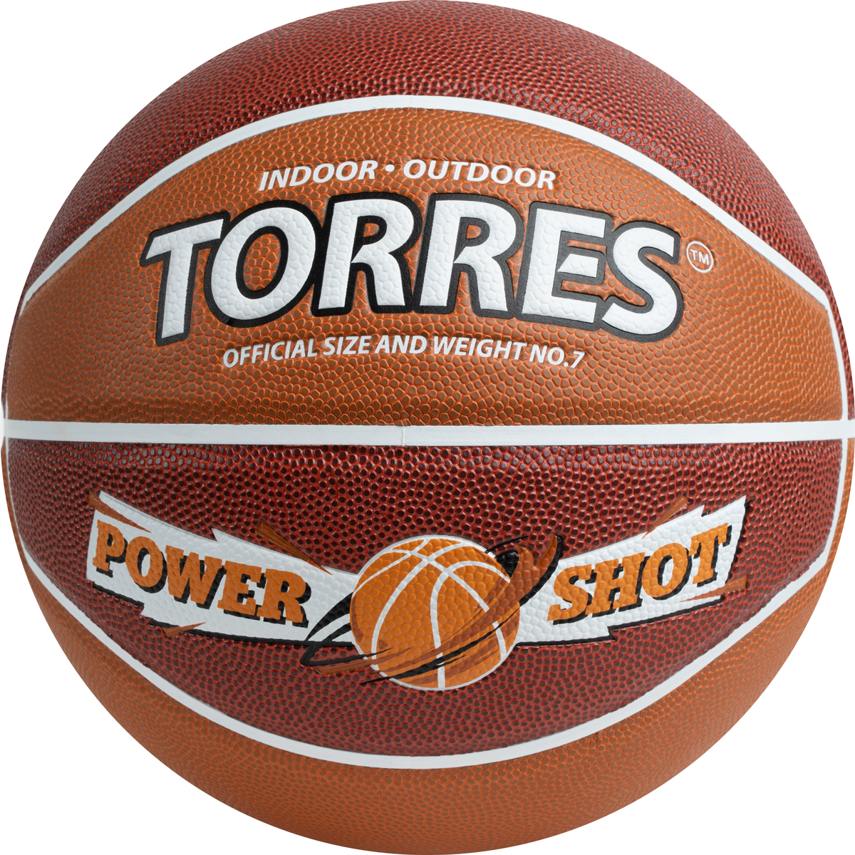Баскетбольный мяч Torres Power Shot B323187, размер 7