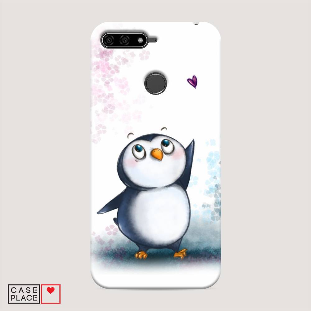 

Чехол Awog "Пингвин и сердечко" для Honor 7C, 64520-1